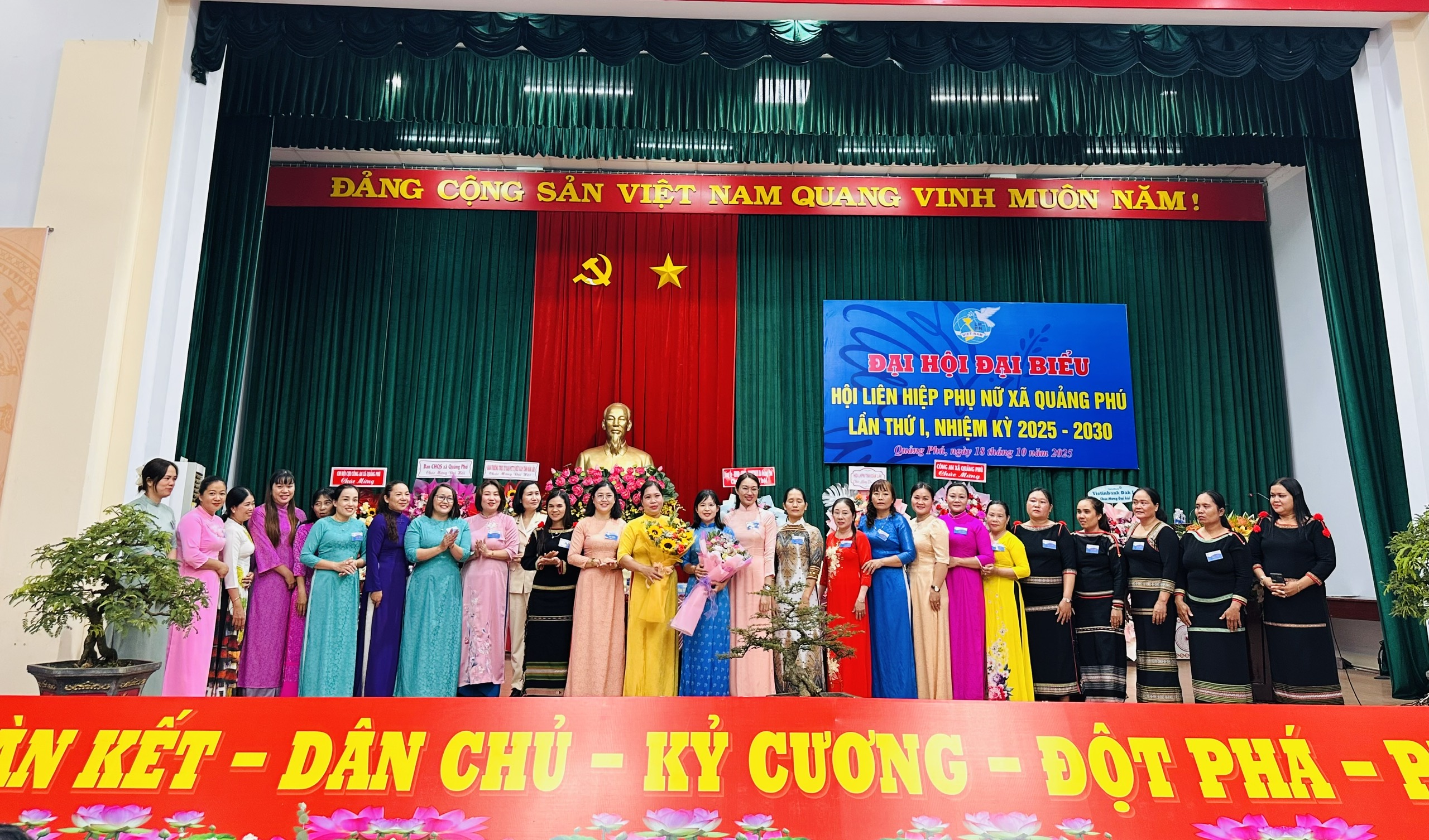 Ra mắt Ban chấp hành Hội LHPN xã Quảng Phú, nhiệm kỳ 2025-2030